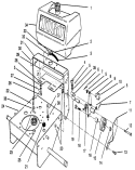 Frame Assembly Diagram and Parts List for 30157 490001-499999 - 1994 Toro Lawn Mower