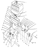 Part Location Diagram of 93-1161-01 Toro Frame