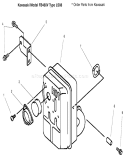 Muffler Diagram and Parts List for 30165 200000001-200999999 - 2000 Toro Lawn Mower