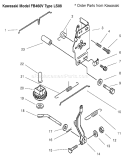 Control Equipment Diagram and Parts List for 30165 200000001-200999999 - 2000 Toro Lawn Mower