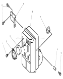 Muffler Diagram and Parts List for 30165 210000001-210999999 - 2001 Toro Lawn Mower