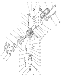 Carburetor Diagram and Parts List for 30165 210000001-210999999 - 2001 Toro Lawn Mower