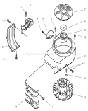 Cooling Equipment Assembly Kawasaki Diagram and Parts List for 30165 220000001-220999999 - 2002 Toro Lawn Mower