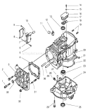 Crankcase Assembly-Kawasaki Diagram and Parts List for 30165 220000001-220999999 - 2002 Toro Lawn Mower