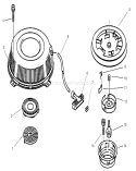 Part Location Diagram of 90281-2267 Kawasaki Spring-Recoil