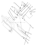 Handle Assembly (continued) Diagram and Parts List for 30165 5900001-5999999 - 1995 Toro Lawn Mower