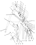 Handle Assembly Diagram and Parts List for 30165 690001-699999 - 1996 Toro Lawn Mower
