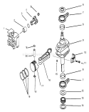 Piston/crankshaft Diagram and Parts List for 30165 690001-699999 - 1996 Toro Lawn Mower