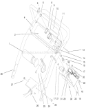 Part Location Diagram of 93-7295 Toro Decal - Panel