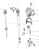 Part Location Diagram of 130B0508 Tecumseh Bolt