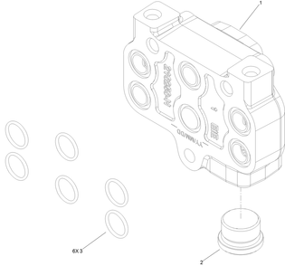Outlet Section Assembly No. 139-1347 Diagram and Parts List for 22983 410480000 - 411799999 Toro Lawn Tractor Accessories