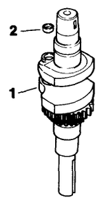 Crankshaft-Engine Kohler-Model Cv12.5t Spec. No. 1254 Diagram and Parts List for 30156 390001 - 399999 Toro Lawn Tractor Accessories