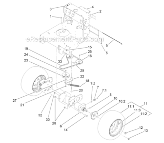 Part Location Diagram of 340-6 Toro FITTING-STRAIGHT, HYD