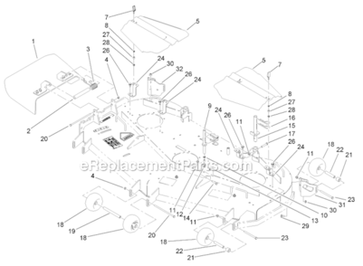 Part Location Diagram of 98-7912 Toro Tube-spanner
