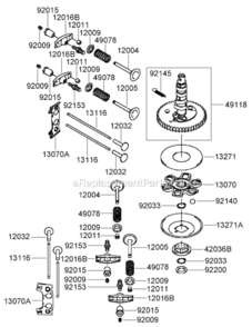 Part Location Diagram of 92153-7007 Lawn Boy Bolt