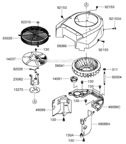 Part Location Diagram of 13271-7032 Lawn Boy Plate