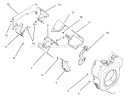Baffles & Shroud Diagram and Parts List for 30610 390001-399999 - 1993 Toro Lawn Tractor