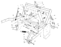 Parking Brake & -Lift Frame Assembly Diagram and Parts List for 30610 390001-399999 - 1993 Toro Lawn Tractor