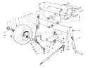 Rear Axle Assembly Diagram and Parts List for 30610 390001-399999 - 1993 Toro Lawn Tractor