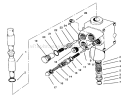 Valve Assembly No. 54-0090 Diagram and Parts List for 30610 390001-399999 - 1993 Toro Lawn Tractor