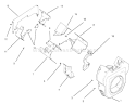 Baffles & Shroud Diagram and Parts List for 30610 490001-499999 - 1994 Toro Lawn Tractor