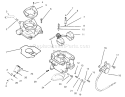 Carburetor And Fuel Pump Diagram and Parts List for 30610 490001-499999 - 1994 Toro Lawn Tractor