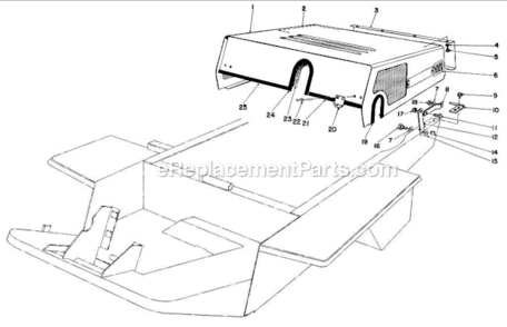 Part Location Diagram of 249-40 Toro Reverse Keeper