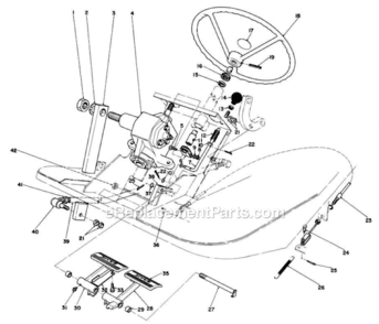 Part Location Diagram of 283-58 Toro Pin - Clevis