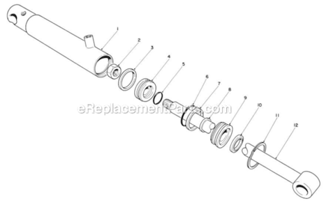 Part Location Diagram of 46-2221 Toro Shim-Front Pinion Bearing (.047)