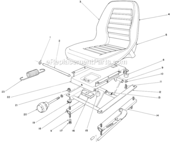 Part Location Diagram of 66-8560 Toro Nut-Push