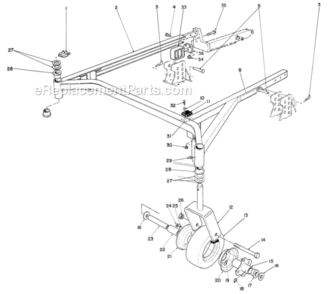 Page AL Diagram and Parts List for 30798 2000001-2999999 Toro Lawn Mower