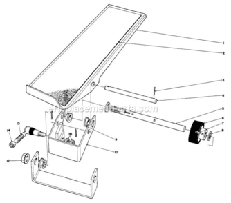 Traction_Pedal_Assembly Diagram and Parts List for 30798 2000001-2999999 Toro Lawn Mower
