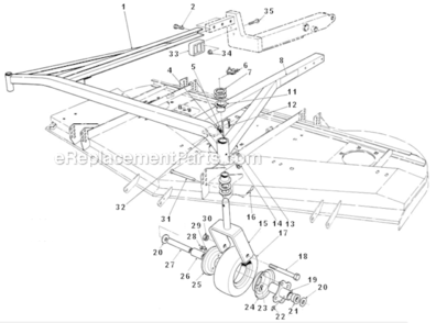 Page AW Diagram and Parts List for 30798 2000001-2999999 Toro Lawn Mower