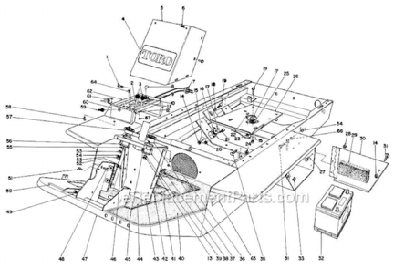 Part Location Diagram of 324-6 Toro Capscrew