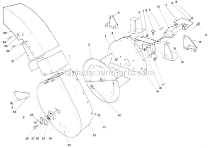 Page Ag Diagram and Parts List for 30798 2000001-2999999 Toro Lawn Mower
