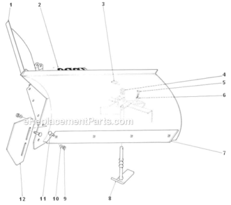 Page Al Diagram and Parts List for 30798 2000001-2999999 Toro Lawn Mower