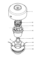Page D Diagram and Parts List for 30920 0000001-0999999 - 1980 Toro Trimmer