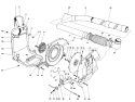 Back Pack And Blower Housing Assembly Diagram and Parts List for 30940 3000001-3999999 - 1983 Toro Leaf Blower / Vacuum
