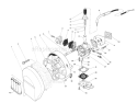 Carburetor & Air Cleaner Assembly Diagram and Parts List for 30941 6000001-6002183 - 1986 Toro Leaf Blower / Vacuum