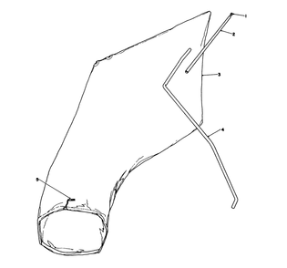 Giant Bagging Kit No. 29-9750 (Optional) Diagram and Parts List for 16775 8022966 - 8999999 Toro Lawn Mower