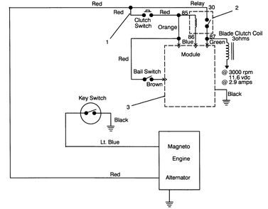 Electric Schematic Diagram and Parts List for 30175 49000001 - 49999999 Toro Lawn Tractor Accessories