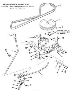 Transmission Assembly (212-5) Diagram and Parts List for 32-12BEA3 1000001 - 1999999 Toro Lawn Tractor