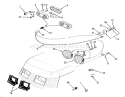 Page K Diagram and Parts List for 21-08K804 1988 Toro Lawn Tractor