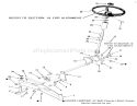 Front Axle And Steering Diagram and Parts List for 21-08K804 1988 Toro Lawn Tractor
