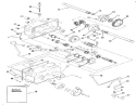 Page W Diagram and Parts List for 21-08K804 1988 Toro Lawn Tractor