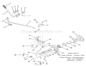 Pto Clutch And Control Diagram and Parts List for 21-08K804 1988 Toro Lawn Tractor