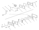 Breather & Vent Diagram and Parts List for 21-08K804 1988 Toro Lawn Tractor