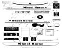 Decals Diagram and Parts List for 21-08K804 1988 Toro Lawn Tractor