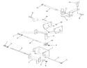Hitches Diagram and Parts List for 21-12K806 1989 Toro Lawn Tractor