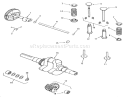 Kohler Camshaft, Crankshaft & Valves Diagram and Parts List for 21-12K806 1989 Toro Lawn Tractor